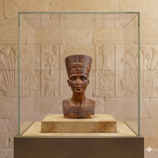 Authentic Queen Nefertiti Bust Rare Ancient Egyptian Statue Pharaonic BC picture