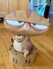 Oscar Garcia Segui “HOLIDAY KITTY” Cat Sculpture with 9 Unique Seasonal Hats picture