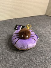 Dunkin Donuts Spider Donut Plush Keychain Halloween Purple 2026 Brand New  picture