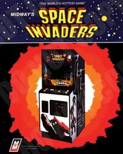 1976 Midway Space Invaders Video Game Brochure Promo Info Ad Repro 8x10 Photo picture