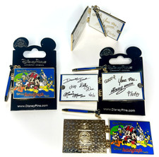 NEW Walt Disney PIN Official Autograph Book/Pen Mickey & Pals Opens 2010 Retired picture