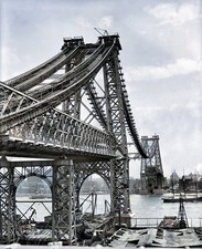1902 Williamsburg Bridge Under Construction Photo  (201-X) picture