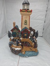 Vintage Rite Aid HOLIDAY CHRISTMAS FIBER OPTIC LIGHTHOUSE~Light House picture