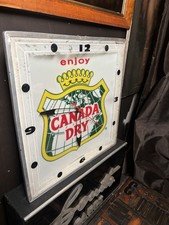 1950s Canada Dry Light-Up Clock  picture