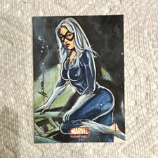 Rittenhouse 2011 Marvel Bronze Age Black Cat SketchaFEX Sketch #6 Lionel picture
