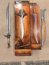 UNITED CUTLERY Hobbit Orcrist Sword Thorin Oakenshield w/ SCABBARD & Plaque picture