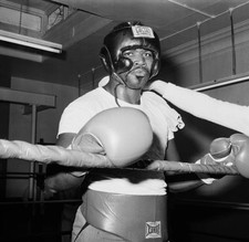 American heavyweight boxer Mac Foster UK 1973 OLD PHOTO picture