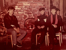 Handsome Guys Affectionate Attractive Young Men Male Gay Int Vintage Photo picture