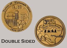 Fort Stockton 30th Anniversary Texas Western Commemorative Challenge Coin  J#15 picture