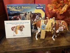 Breyer Si-Ce-Ca Shon’ge Family Horse Porcelain Pony Figurine in Costume COA picture