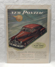 Pontiac 1945 Lot of 2 Original Advertisements picture