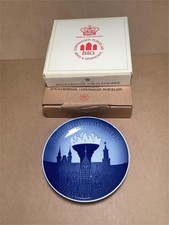 Bing & Grondahl 1980 Moscow Olympics Collector Plate B&G Denmark 9480 Boxed picture