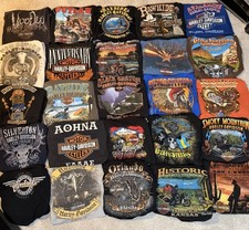 Lot of 25 Vintage HARLEY DAVIDSON T-Shirts picture
