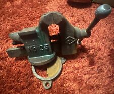 Vintage Littlestown Bench Vise Clamp No 25 Swivel Base LITTCO Made In USA picture