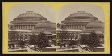 Photo:London England 1900s Royal Albert Hall South Side Stereoview picture