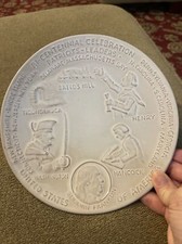 Vintage Frankoma Bi-Centennial Celebration Patriots-Leaders Plate (CT) picture