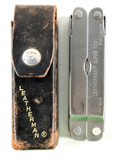 vtg Original Leatherman Super Tool Portland OR pat pend NICE w/ Leather Case picture