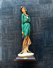 Giuseppe Armani Florence Lady With Handbag 0412C Figurine Italy Signed picture