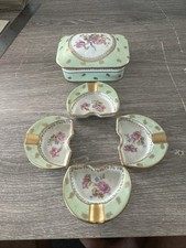 Set of 5 vintage pieces Limonges picture