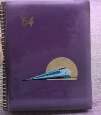 Japanese National Rail Tokaido Shinkansen 1964 Commemorative Book, Vintage picture