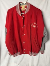 VINTAGE RARE 80's COCA-COLA ROCKY MOUTAIN HIKING CLUB JACKET - XL picture