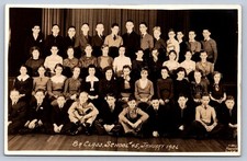 K59/ Indianapolis Indiana RPPC Postcard c1936 School #45   Students 488 picture