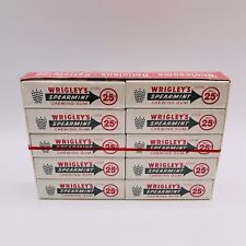 Vintage Wrigleys Spearmint Chewing Gum SEALED CASE OF 20 PACKS 1980s 25 Cents picture