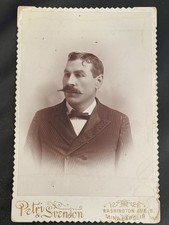 1893 Big 10 Champ Football Coach Wally Winter Minnesota University Cabinet Card picture