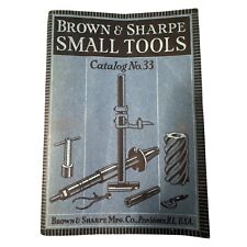 Brown & Sharpe 1938 Small Tools Catalog #33 Mechanic Tools Reference SC Vintage picture