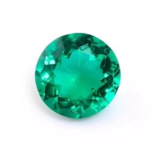 Shiny Emerald 10-12 Ct Round Shapes Green Loose EGL Gemstone Certified picture
