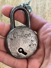 Vintage Antique Old “Omega” Padlock With Key Lock picture