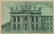 Postcard Italy: Facciata di S. Giovanni in Laterano, Rome WB 1920's picture