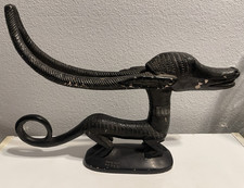 Vintage 1976 Austin Productions Chi Wara Antelope Statue African Brutalist MCM picture