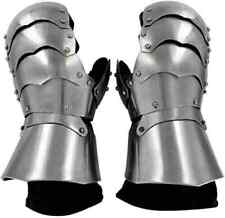 Medieval Crafts Functional Armor Battle Clamshell Mitten Gauntlets picture