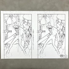 Chugai Grace Café Trigun Maximum Nicholas D. Wolfwood Treasured Rough Manuscript picture