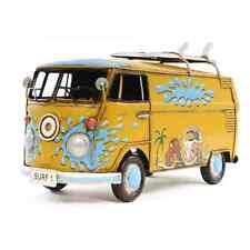 1967 Volkswagen Deluxe Bus 1:18 | Modern Vehicle W/ Iron Frame & Surfboards picture