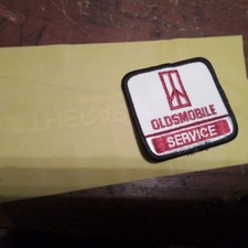 Oldsmobile Service Patch  New Old Stock Ex Condition  Embroidered  Sew On... picture