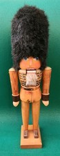 Vintage Volkmar Matthes Natural Wood Nutcracker 16.5