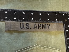 Vintage Vietnam Era U.S. Army Uniform Tape Patch Sew On Embroidered Military picture