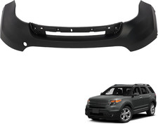 Primed Front Bumper Cover without Park Assist Holes Replacement for 2011 2012 20 picture