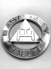 Masonic Metal Chrome Royal Arch Masons Auto Car Emblem picture