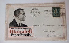 1919 Antique Blaisdell Pencil Advertising Order Postcard Philadelphia  picture