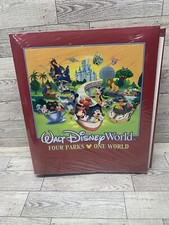 Vintage Walt Disney World Four Parks One World Photo Album picture