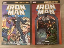 Iron Man Epic Collection TPB Lot - Vol 14 Return of the Ghost & Vol 15 Doom picture