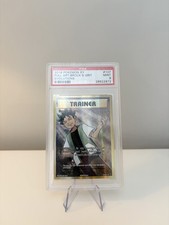 2016 Pokemon XY Evolutions 107/108 Full Art Trainer Brock's Grit PSA 9 Mint picture
