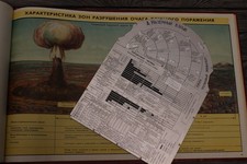 1963  Vintage USSR Radiation Dosimetric Nuclear Circular Slide Rule  Soviet picture