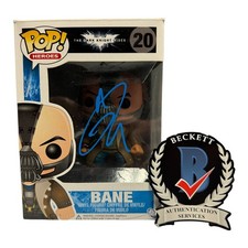 Tom Hardy Signed Autograph The Dark Knight Rises Funko Pop 20 Beckett BAS Bane picture