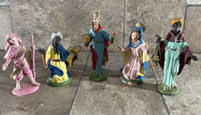 Vintage Depose Italy Christmas Nativity Figures 