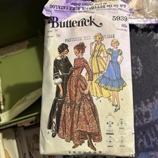 Butterick 5939 Sewing Pattern 1976 “Centennial Costume”  Size 14 Bust 36 picture