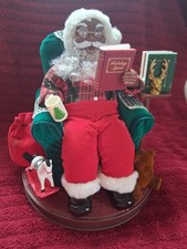 Vintage Avon Santa Read Me A Story 1999 Christmas Animated Tested Working(missin picture
